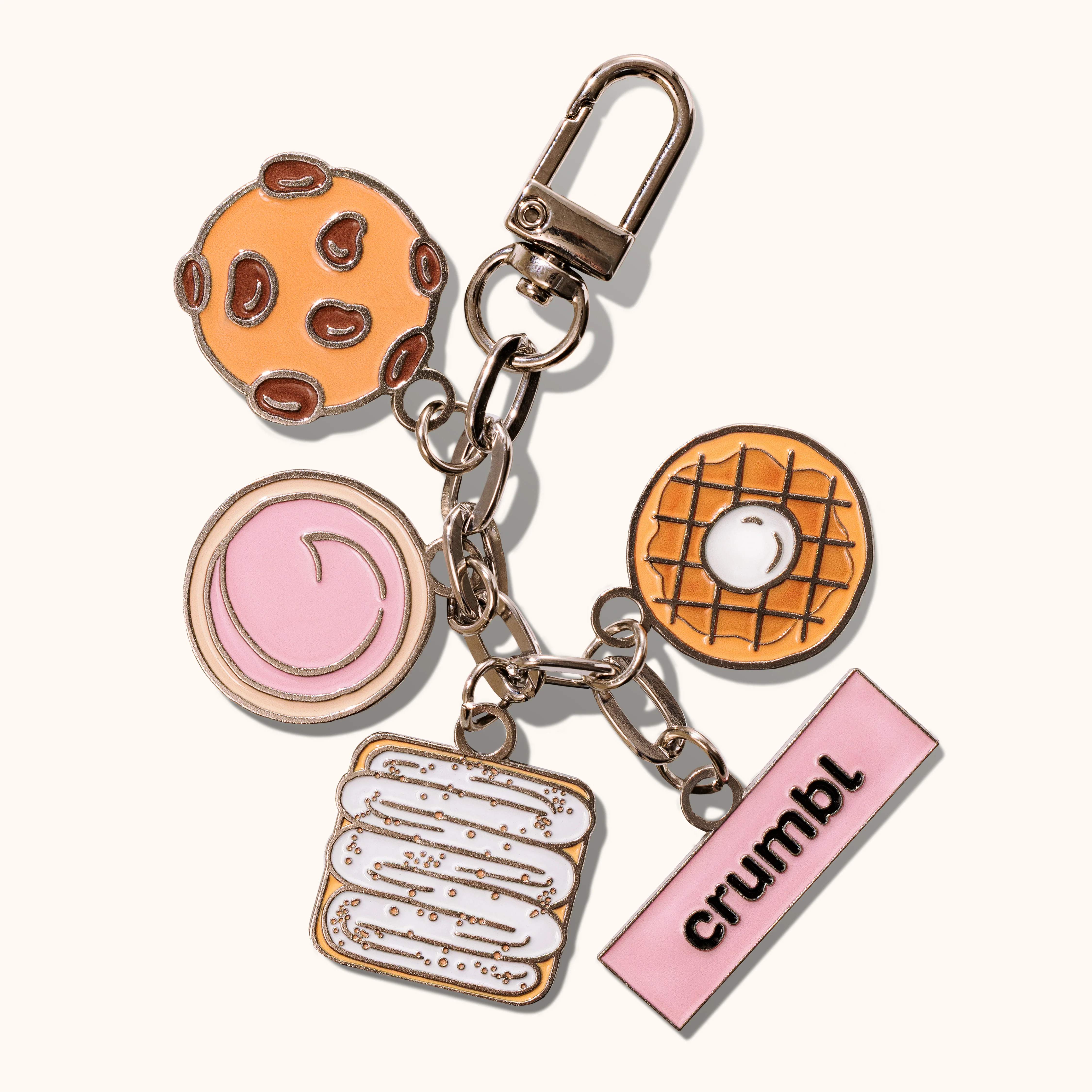 Crumbl Charm Keychain